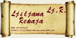 Ljiljana Repaja vizit kartica
